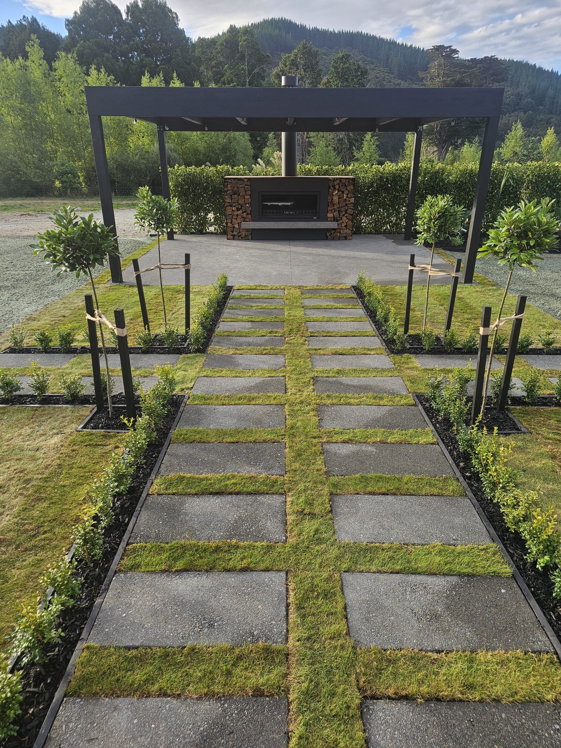 Wellington landscape design after
